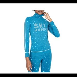 Sweaty Betty ski jumper base layer wool-blended ski top & bottom